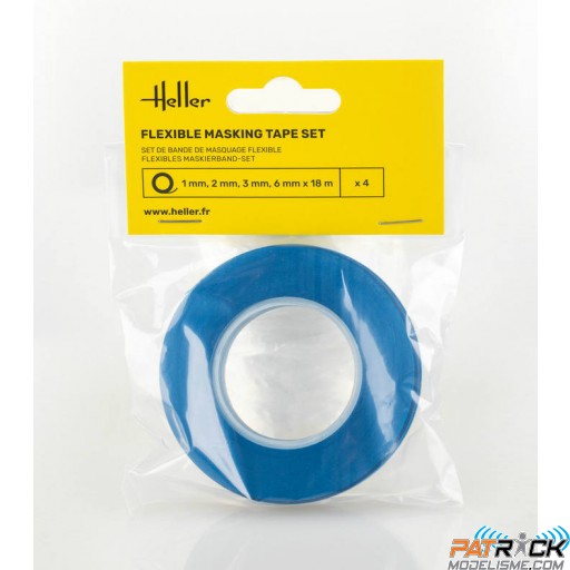 Set de Ruban de masquage flexible (1, 2, 3, 6mm x 18m)