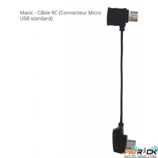 Câble RC (Connecteur Micro USB standard) DJI Mavic 1/2/Air