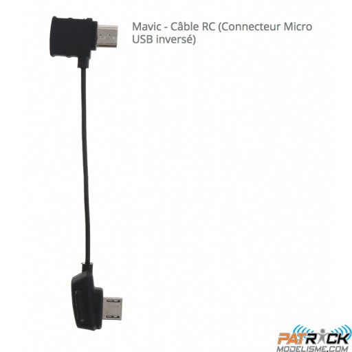 Câble RC (Connecteur Micro USB inversé) DJI Mavic 1/2/Air