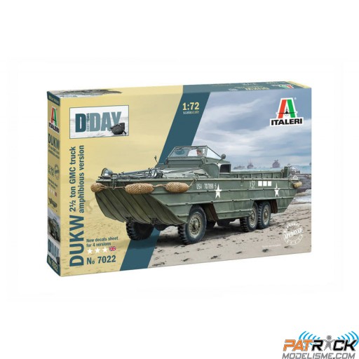 1/72e Italeri Camion DUKW 2 1/2 Ton GMC version amphibie "D-Day 80° Anniversaire"
