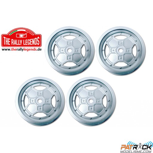 Jeu de 4 jantes Fiat 131 1/10 Rally legends