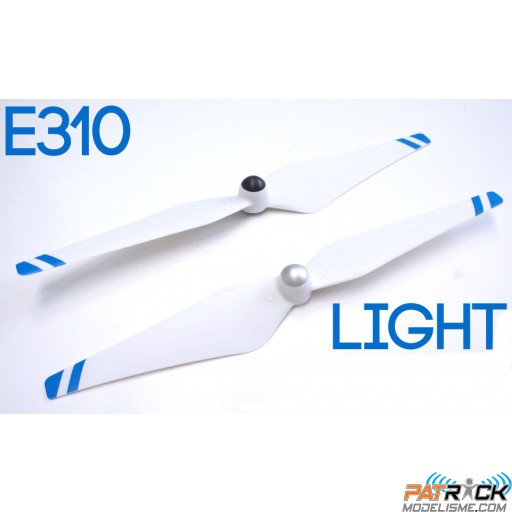 Paire d'hélices DJI E310 - 9.4x5" auto-serrantes LIGHT bleues (CW+CCW) E310