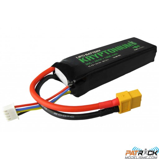 Accu LiPo KRYPTONIUM 3s1p 11,1V 1800mAh 30C XT60