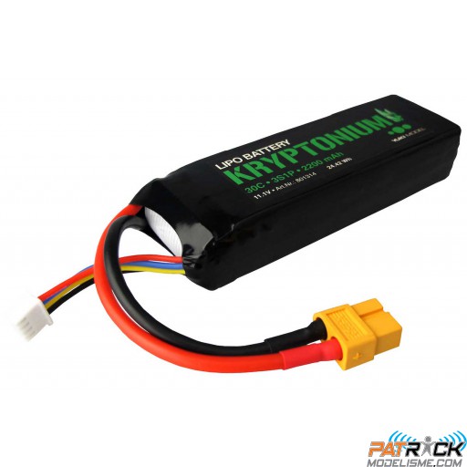 Accu LiPo KRYPTONIUM 3s1p 11,1V 2200mAh 30C XT60