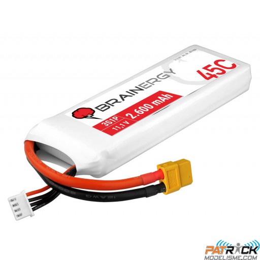 Accu LiPo BRAINERGY 3s1p 11,1V 2600mAh 45C XT60
