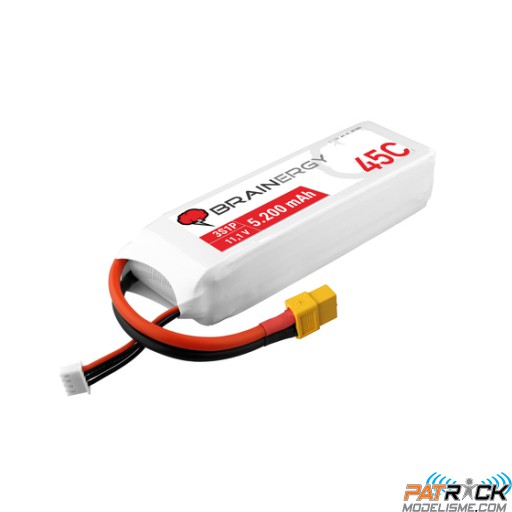 Accu LiPo BRAINERGY 3s1p 11,1V 5200mAh 45C XT60