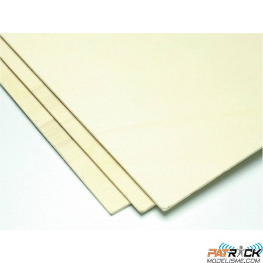 Planche contreplaqué léger Ceiba 600x300x2mm