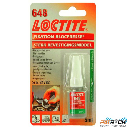 Colle Loctite 648 fixation bloc presse 5 ml