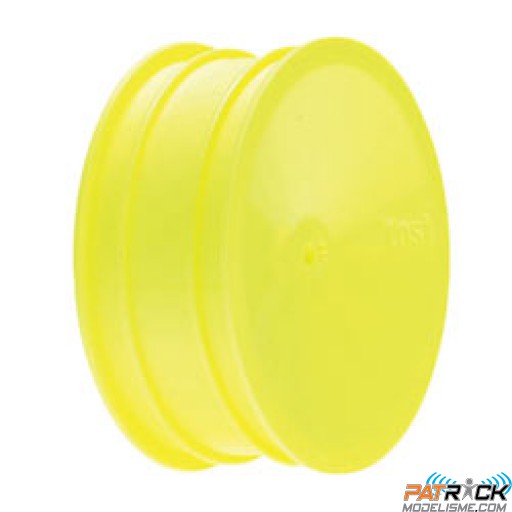Jantes Losi xxx avant wide jaune fluo – la paire – 1/10ème