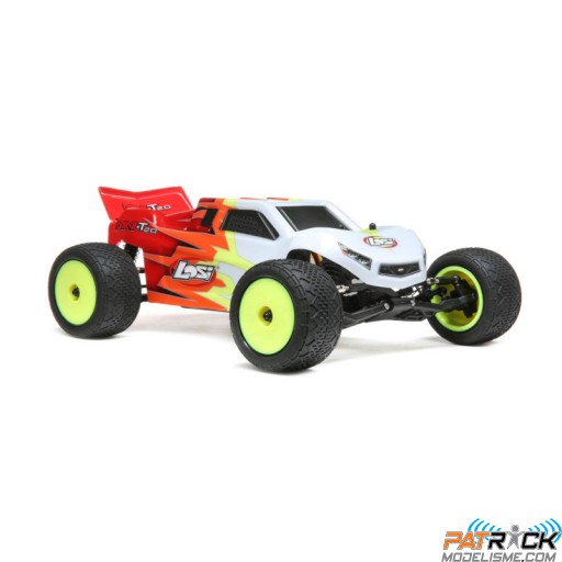 Losi Mini-T 2.0 Stadium Truck 2wd 1/18e Rouge/Blanc Prête à rouler