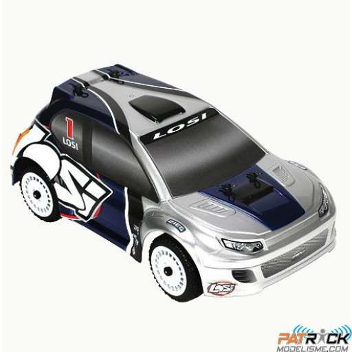 Losi Rally Car Micro Brushless 1/24e RTR SILVER
