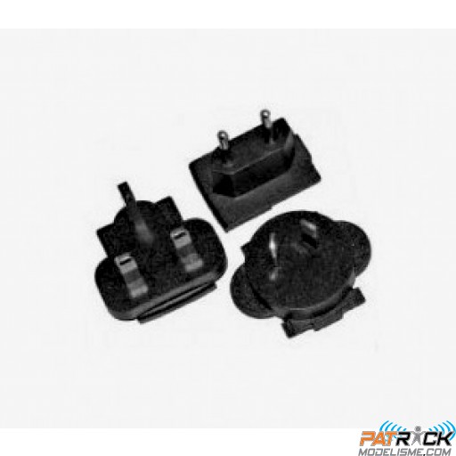 Adaptateurs secteur 220V ou 110V pour chargeur LIPO Losi 8.4V LOSB0867I - Spécial Micro T / Desert Truck 