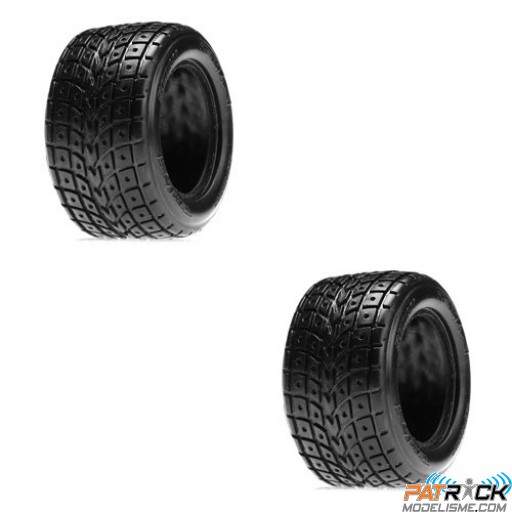 Pneus LOSI Streat meat tread avant/arrière avec mousse 2pcs – MINI T- ECX SMASH