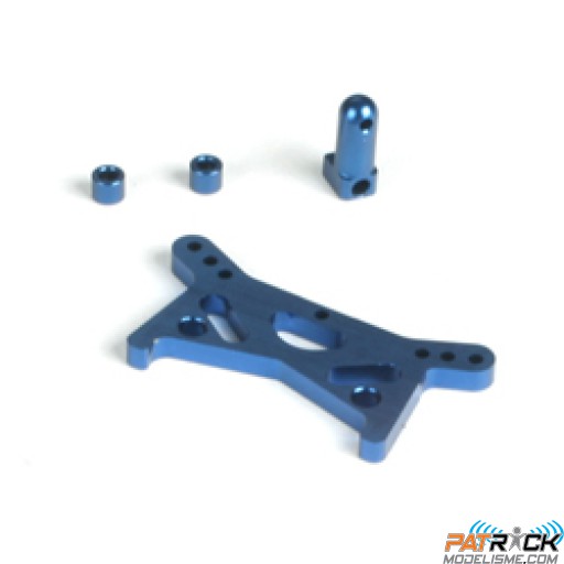 Support amortos AVANT ALU bleu Losi – MICRO T/B/DT
