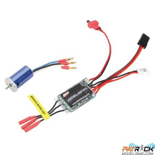 Combo Brushless 1/36ème Xcelorin 8750Kv
