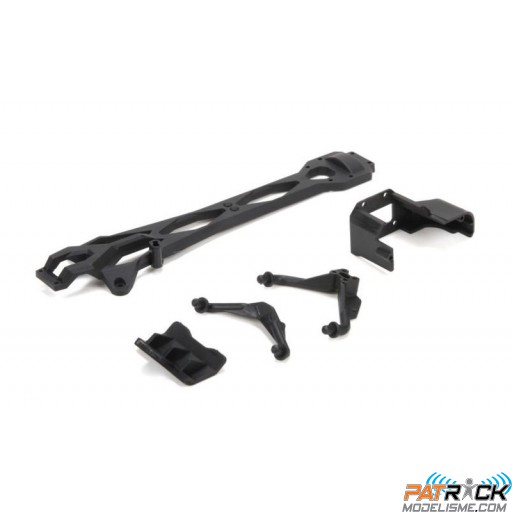 Support de platine supérieure et de carro - LOSI Mini 8ight Truggy 1/14E