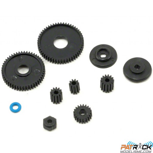 Ensemble de pignons de transmission centrale : 1/24 MRC/4X4 TREKKER