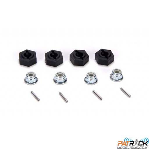 Hexagone moulé 12mm - 1/10 Night Crawler et 2.0