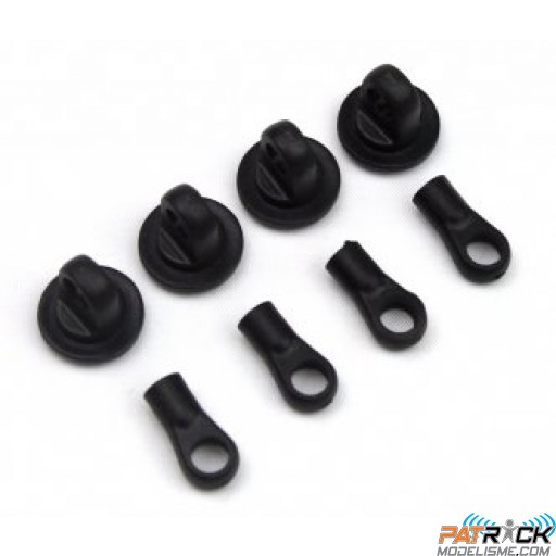 Bouchons d'amortisseur (8pcs) - LRP S10