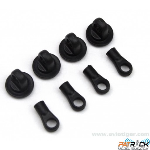 Bouchons d'amortisseurs et chapes S10 LRP