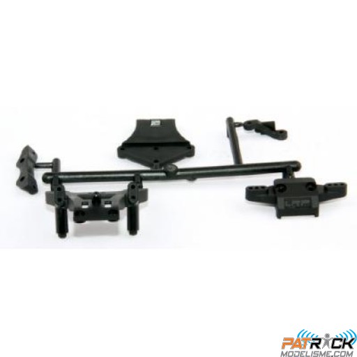 PIECES PLASTIQUE CHASSIS AVANT LRP TWISTER