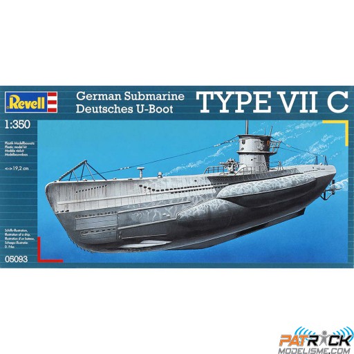 1/350e Revell Sous-marin U-BOOT TYPE VII C