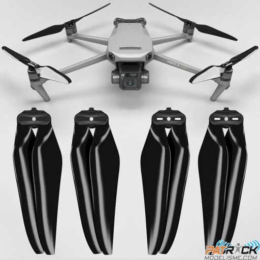 SET d'hélices STEALTH Faible bruit pour DJI MAVIC 3