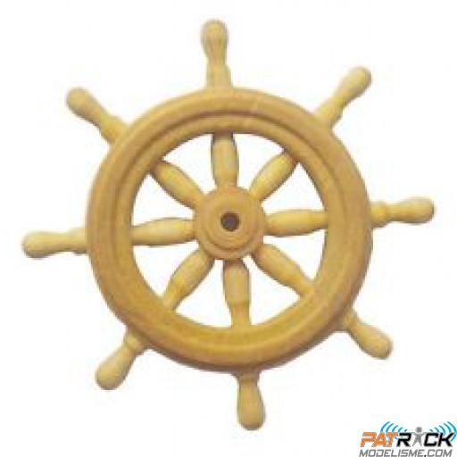 Roue de barre en bois diamètre 30mm pièce