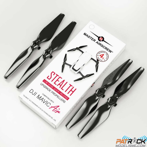 SET de 4 hélices 5333V2 STEALTH faible bruit DJI Mavic Air