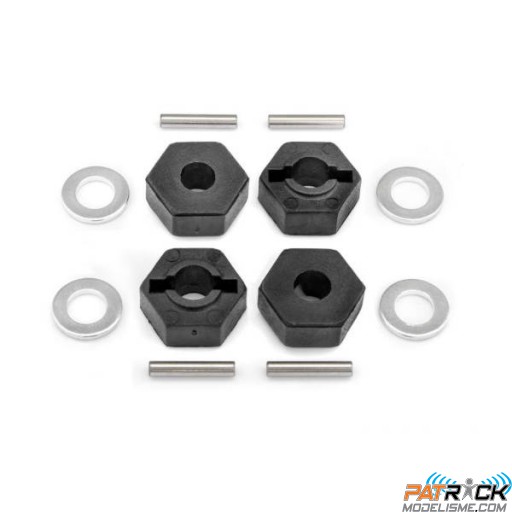 Hexagone de roue 12mm (4) QUANTUM