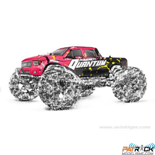 Carrosserie Rose/Noir QUANTUM MT FLUX/RTR