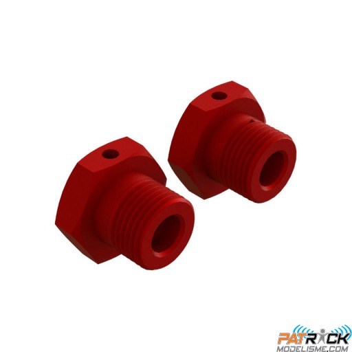 Hexagones de roue aluminium 17mm (2pcs) Arrma Typhon