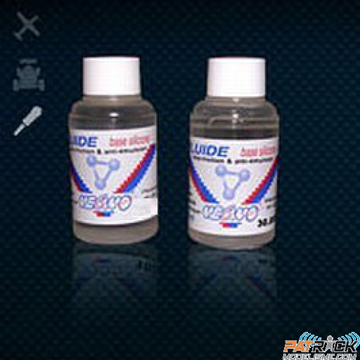 Huile silicone Meccamo 50mL : viscosité 350