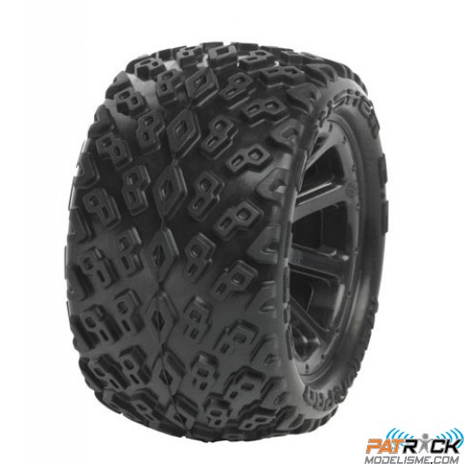 MEDIAL PRO DIRT CRUSHER 2.2 Monté-collés HEX. 12mm - AV&AR pour 1/10emes - La Paire