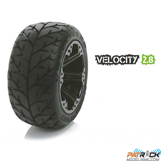 MEDIAL PRO VELOCITY 2.8 Monté-collés HEX. 12mm - AV&AR pour 1/10emes - La Paire