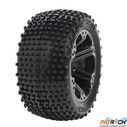 MEDIAL PRO VIPER 2.8 Monté-collés HEX. 12mm - AV&AR 1/10eme - La Paire