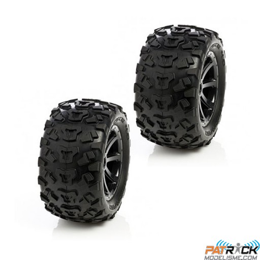 MEDIAL PRO MUD ROCKER 4.0 Monté-collés HEX. 17mm JANTES CYCLON - AV&AR 1/8emes - LA PAIRE