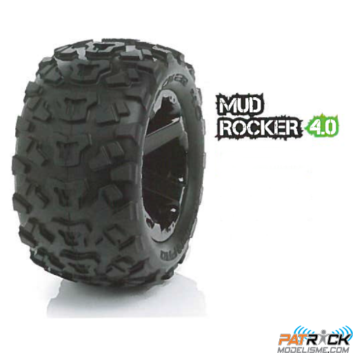 MEDIAL PRO MUD ROCKER 4.0 Monté-collés HEX. 17mm - AV&AR 1/8emes - LA PAIRE