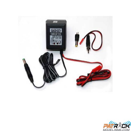 Chargeur MHD NiMh - TX/ Futaba/ JR/ Spektrum - RX BEC/Glow starter