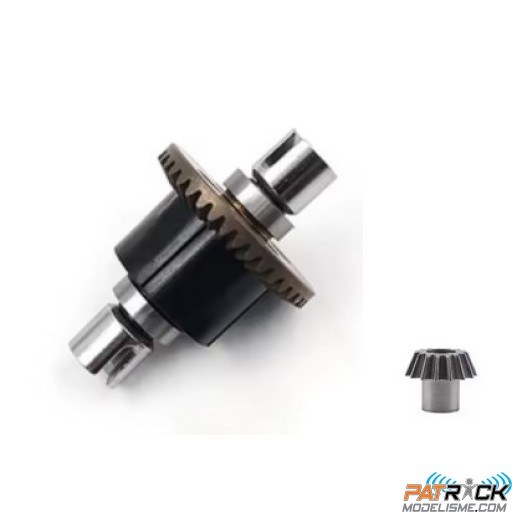 Différentiel assemblé et pignon RENFORCE Métal - Mini MHD 1/18