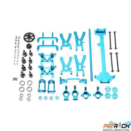 Kit d'option complet alu bleu - Mini MHD 1/18e
