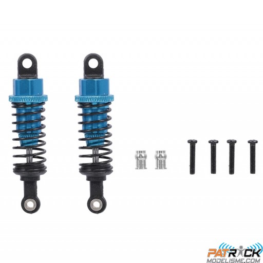 Amortisseurs hydrauliques alu bleu - Mini MHD 1/18