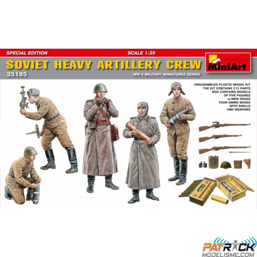 1/35e MiniArt Equipage soviétique artillerie lourde 