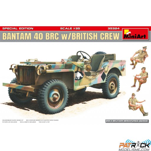 1/35e MiniArt BANTAM 40 BRC avec équipage anglais "Edition spéciale"