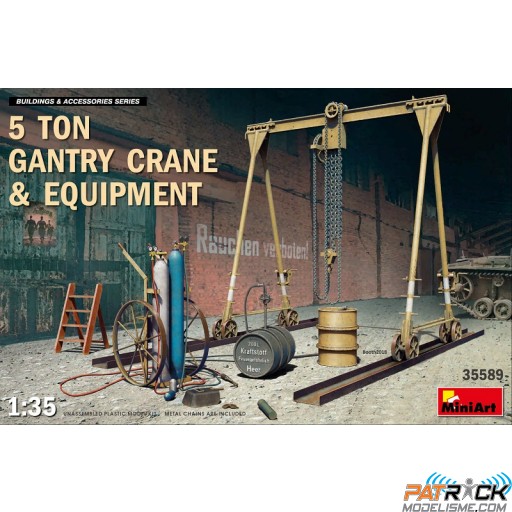 1/35e MiniArt Treuil 5 tonnes et équipement de garage