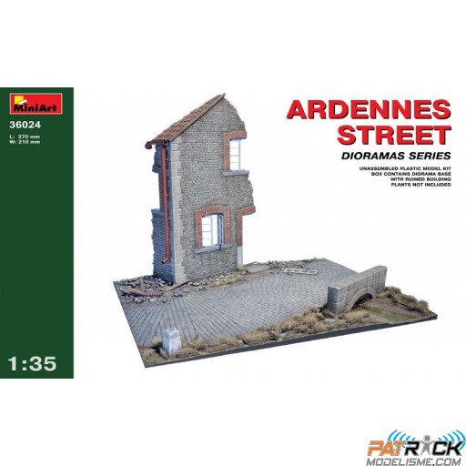 1/35e MiniArt Rue de Village dans les Ardennes