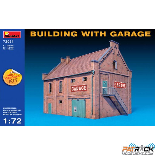 1/72e MiniArt Bâtiment avec garage