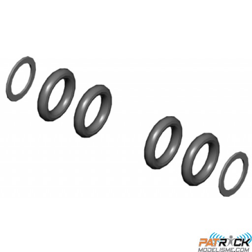 Dumper rubber set medium hard MIKADO