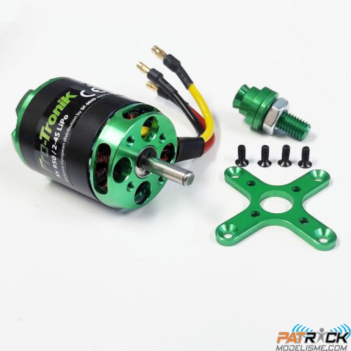 Moteur brushless Protronik DM2625P Kv950 500w 