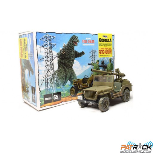 1/25e MPC Godzilla Army JEEP 